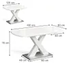 Esstisch Vicco Chinto Weiß 120 x 80 cm ausziehbar, Model Produktbild-Vorschau 2