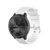 Blanc Bracelets de montre en silicone, fermeture rapide, Voir les images du produit 5