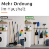 ECENCE Besenhalterung Wand Silber Besenhalter zum Kleben & Produktbild-Vorschau 3