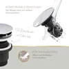 Waschtischarmatur Lenz BOW² Chrom – 360° schwenkbar, Pop-Up Produktbild-Vorschau 3