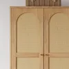 Merax Kleiderschrank mit Rattan-Optik, Kinderschrank mit Produktbild-Vorschau 8