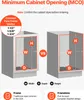 VEVOR ausziehbarer Mülleimer (35 Qt) für Küchenschränke, Produktbild-Vorschau 5