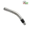 A silver vacuum cleaner hose attachment with a black grip, isolated on a white background. A logo for 'MisterVac' is in the top right corner. Produktbild-Vorschau