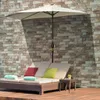 Outsunny Parasol, 270 x 240 cm demi-parapluie, parasol de Voir les images du produit 6