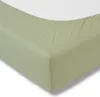 Estella Zwirn-Jersey Spannlaken 200x200cm, Farbe lind Produktbild-Vorschau 4