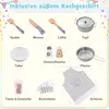 COSTWAY Eck Spielküche, Kinderküche mit Licht & Sound, Produktbild-Vorschau 4