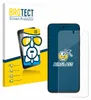 A product shot of a screen protector packaging and the screen protector itself. Produktbild-Vorschau
