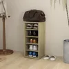 vidaXL Botník Sonoma dub 31,5x35x70 cm odvodený výrobok z Náhľad obrázku produktu 3