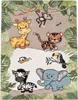 TT Home Kinderzimmer Teppich Dschungel Zoo Tiere Zebra Produktbild-Vorschau 6