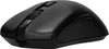 A black wireless gaming mouse is shown from a side angle against a white background. Produktbild-Vorschau