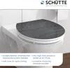 SCHÜTTE WC sedátko BLACK STONE High Gloss s dřevěným jádrem Náhled obrázku produktu 2