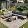 Gartenlounge Premium Barbados Ecksofa verstellbares Produktbild-Vorschau 1