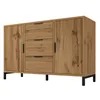 Cassettiera Flieks con 3 cassetti e 2 ante, credenza per Anteprima dell’immagine prodotto 9