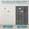 Fliegengitter Tür Magnet 158x206cm Fliegengitter Doppeltür Produktbild-Vorschau 5