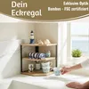 LS-LebenStil Küchenregal Eckregal Holz 27cm Stehendes Produktbild-Vorschau 3