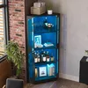 Mobile bar "Flieks" da 165 cm, con illuminazione a LED, Anteprima dell’immagine prodotto 4