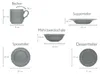 CreaTable, 25865, Arianne Grau, kombinovaná sada 20 dielov, Náhľad obrázku produktu 13