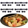 12 Silikon Fixierclip für Heißluftfritteusen, magnetische Produktbild-Vorschau 1
