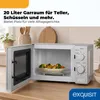 Exquisit MW802, Blat, 20 l, 700 W, obrotowy, Srebrny Podgląd zdjęcia produktu 6