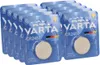 10x VARTA CR 2450 Lithium-Knopfzelle 3V (10x 1er Blister) Produktbild-Vorschau 1