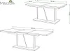 Design Esstisch Tisch Noble Noir ausziehbar 160 bis 218 cm Produktbild-Vorschau 3