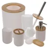 Set von Bad-Accessoires - weiß Ruhhy 24635 Produktbild-Vorschau 1