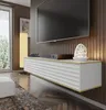 Závesná TV skrinka Wabi 180 cm WHITE MATT- Moderný TV Náhľad obrázku produktu 2