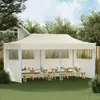 vidaXL Pop-Up párty stan Skladací krémový 3 × 6 m Náhľad obrázku produktu 3