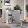 Credenza Vicco Wido Bianco 50 x 80 cm con ripiano, Model Anteprima dell’immagine prodotto 5