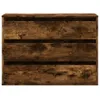 vidaXL Komoda z szufladami dąb wędzony 80x41x58 cm materiał Podgląd zdjęcia produktu 4