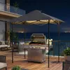 LEADZM Grillpavillon Faltpavillon Gartenpavillon mit Produktbild-Vorschau 3
