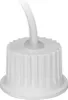 A close-up view of the top of a white LED light bulb module with a white cable emerging from it. Produktbild-Vorschau