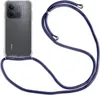 A smartphone case with a lanyard attached, displayed against a white background. Produktbild-Vorschau