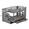 Stapelbed van 90 x 200 cm met veiligheidsladder en Productafbeelding-voorbeeld 17