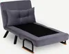 Hanah Home, Sando Single - Grey, Schlafsofas, Produktbild-Vorschau 3