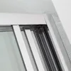 A close-up view of the top track and sliding mechanism of a shower door. Anteprima dell’immagine prodotto