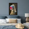 MuchoWow® MuchoWow® Gerahmtes Poster Das Mädchen mit dem Produktbild-Vorschau 4