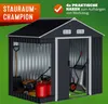 GARDEBRUK® XL Metall Gerätehaus 2m² mit Fundament Produktbild-Vorschau 2