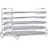 A stainless steel drying rack with multiple tiers. Produktbild-Vorschau
