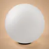 A white spherical lamp on a light peach background. Produktbild-Vorschau