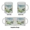Grüner Traktor auf der Wiese Dorfkind Glas Tasse Produktbild-Vorschau 4