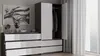 Armoire d'entrée 90 cm TAAVI - anthracite / blanc Voir les images du produit 18