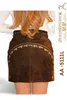 Lederhose da donna   - Gonna tradizionale in pelle Anteprima dell’immagine prodotto 5