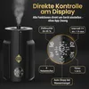 Display des NEBEL PRO Luftbefeuchters mit Anzeigen für Feuchtigkeit, Timer und Nebelstufe. Produktbild-Vorschau