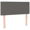 vidaXL Kopfteil Grau 100x5x78/88 cm Kunstleder -  Kopf- & Produktbild-Vorschau 3