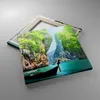 Bild auf Leinwand - Leinwandbild - Boot Klippen Natur Produktbild-Vorschau 2