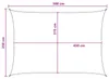 vidaXL Parasol ogrodowy, jasnoszary i biały, 3,5 x 5 m, Podgląd zdjęcia produktu 2
