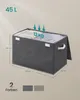 SONGMICS Aufbewahrungsbox mit Deckel, klappbar, 3er Set, 50 Produktbild-Vorschau 6