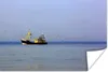 MuchoWow® Poster Nordsee - Fischerboot - Vogel 120x80 cm - Produktbild-Vorschau 1