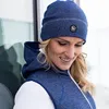 Giesswein Unisex Slouch Strickmütze Merinowolle Hohes Eis in blau Produktbild-Vorschau